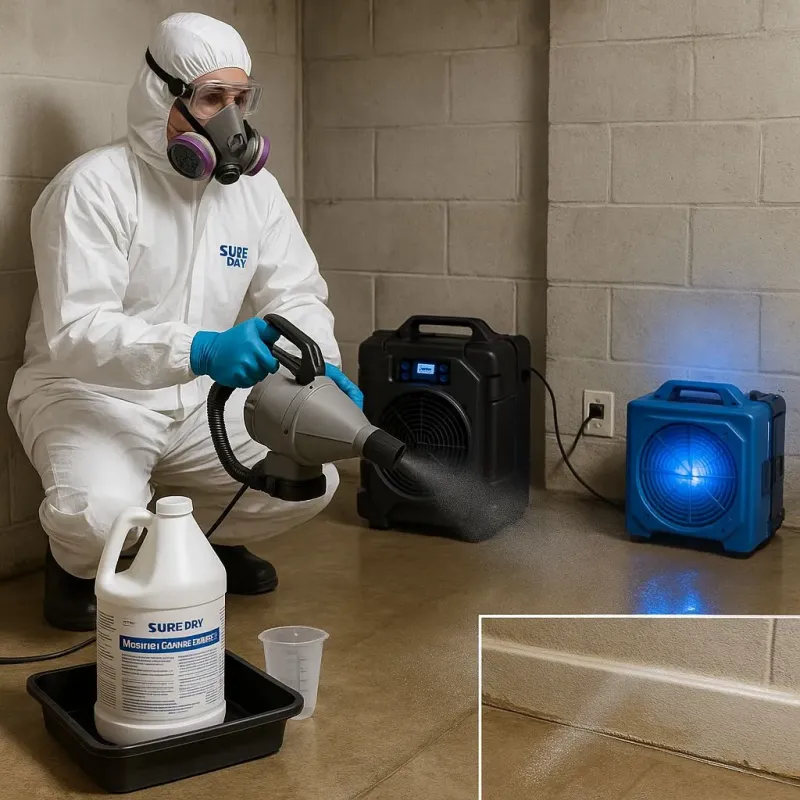 Sanitization and Odor Removal process in McMinnville, TN