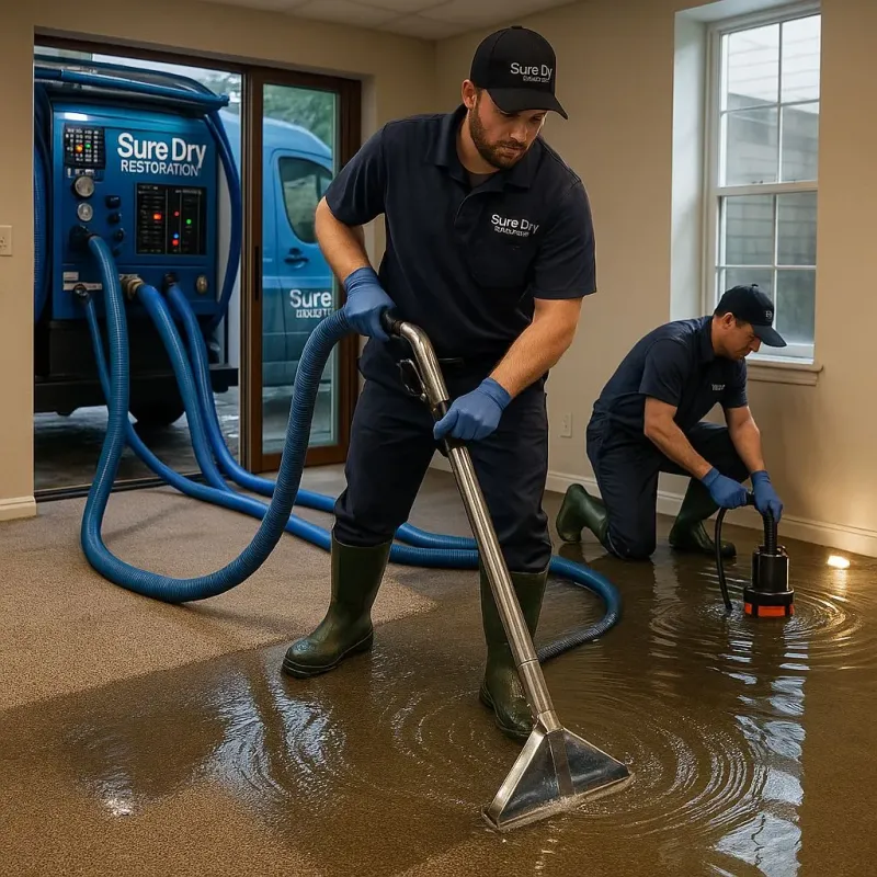 Water Extraction and Removal process in McMinnville, TN